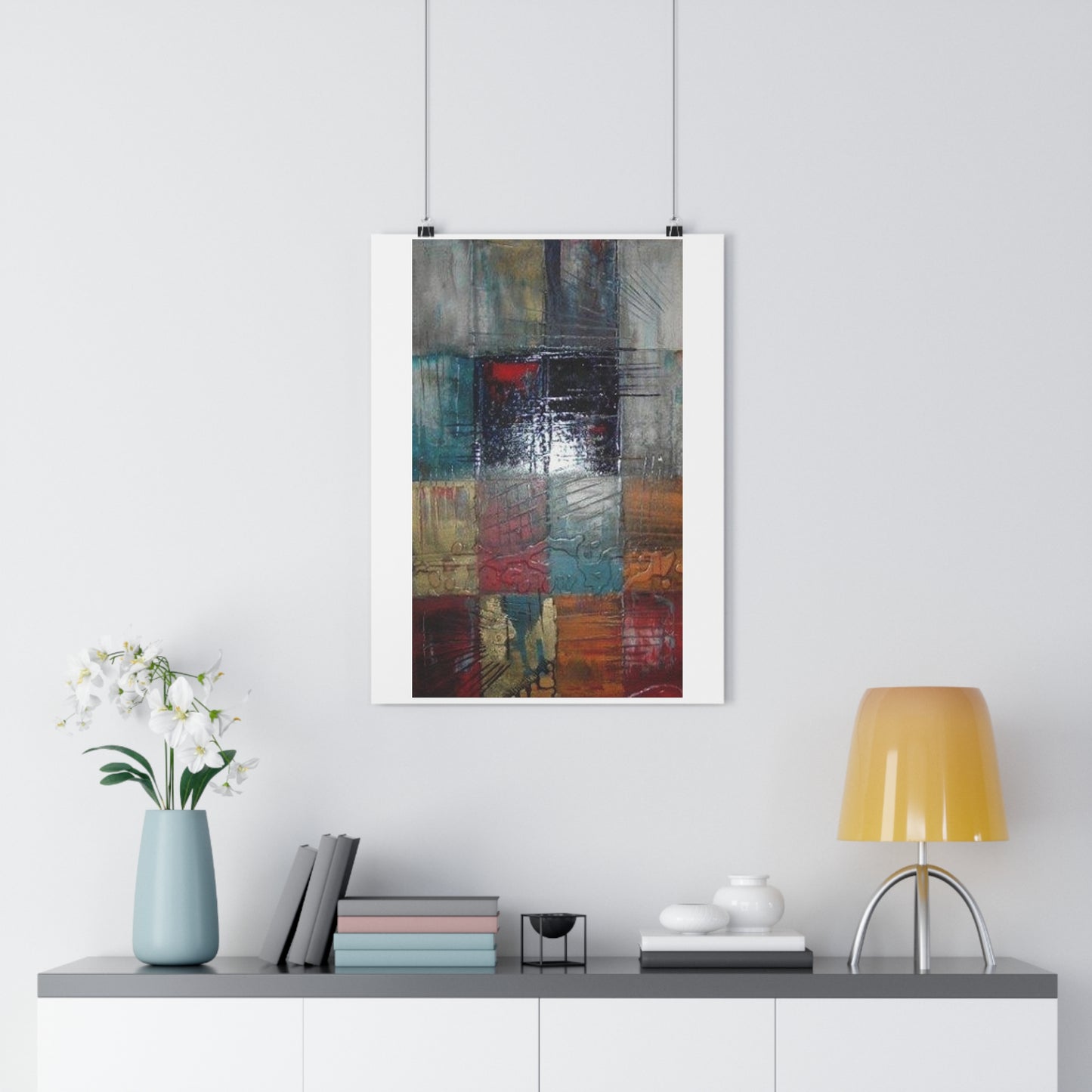 "Contemporary Grid”- Giclée Art Print by artist David Hilborn