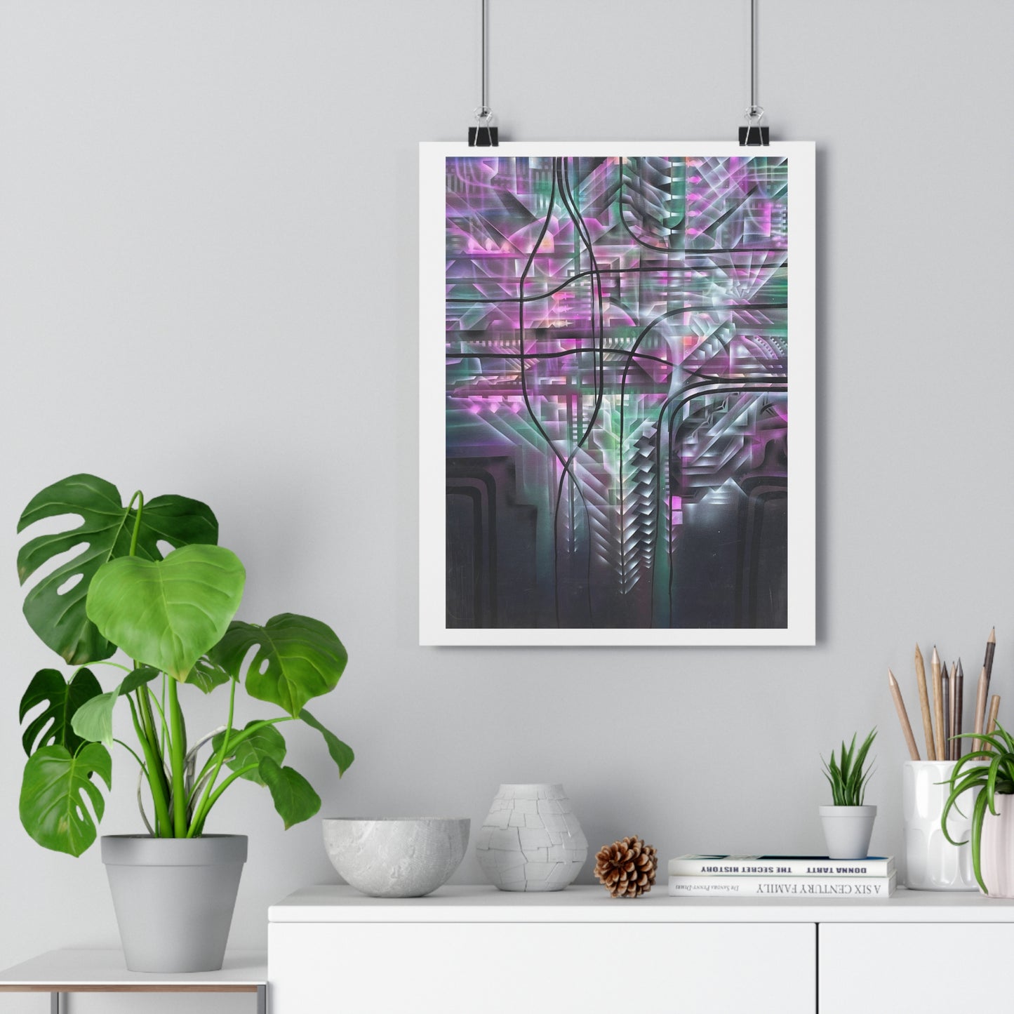 “Compute”- Giclée Art Print by artist David Hilborn