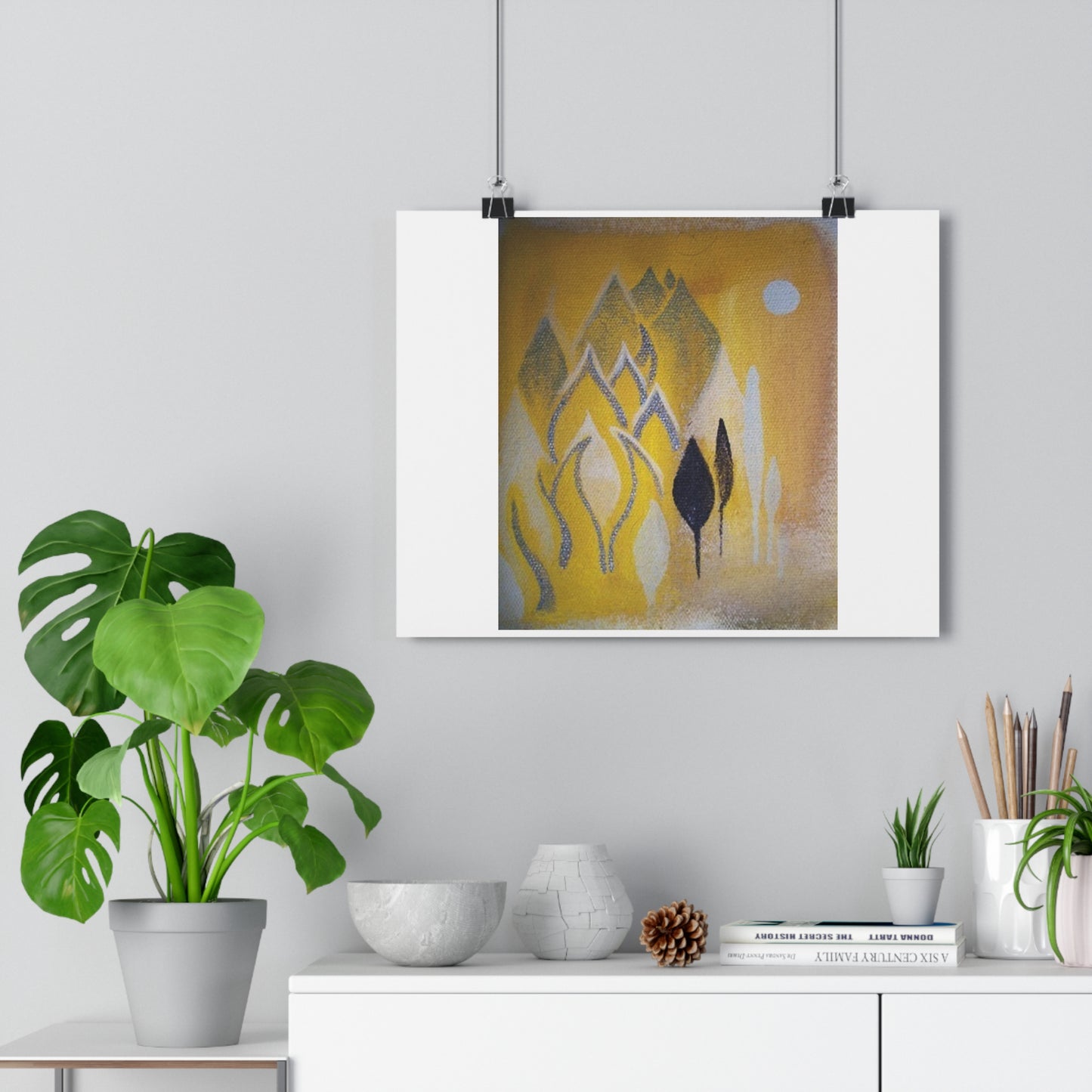 "Simplified Landscape”- Giclée Art Print by artist David Hilborn