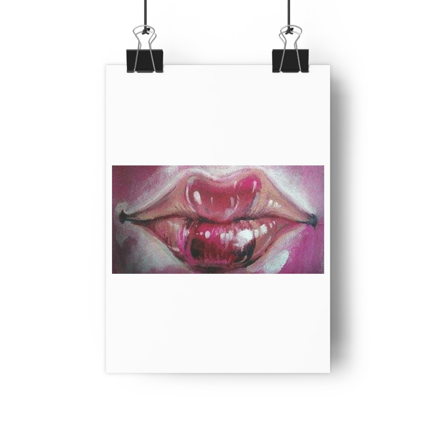 "Lips”- Giclée Art Print by artist David Hilborn