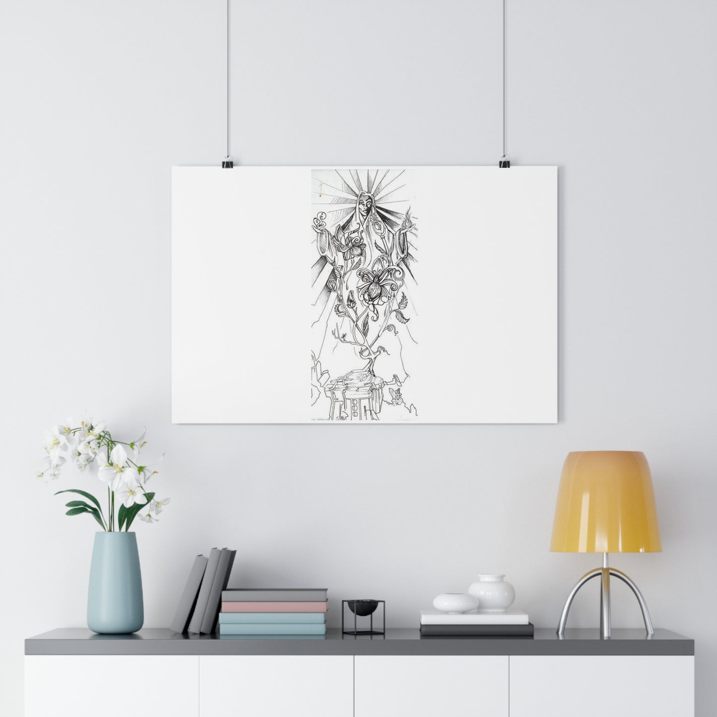 "Crystal Goddess" - Giclée Art Print by artist David Hilborn