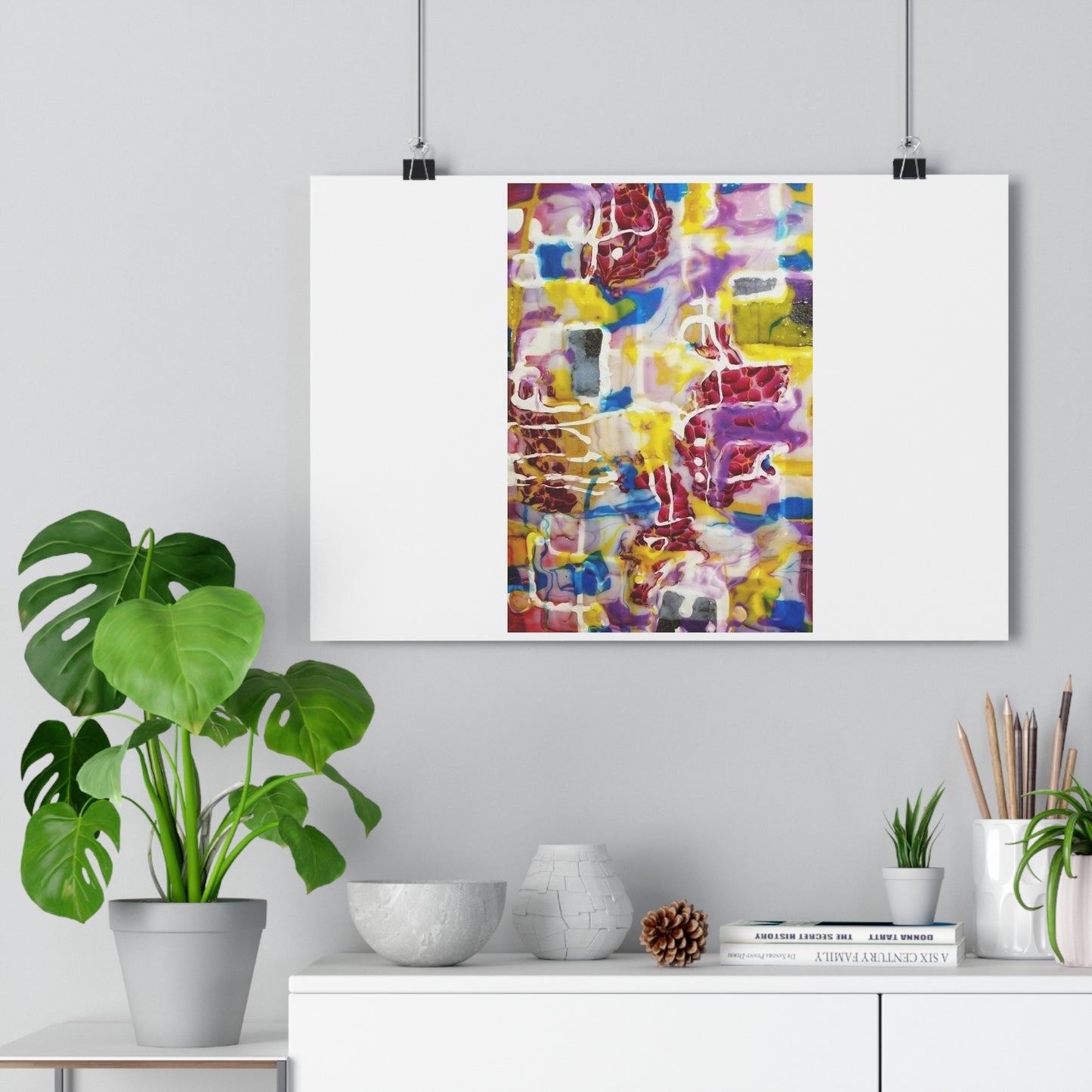 "Technicolor Razzle Dazzle”- Giclée Art Print by artist David Hilborn