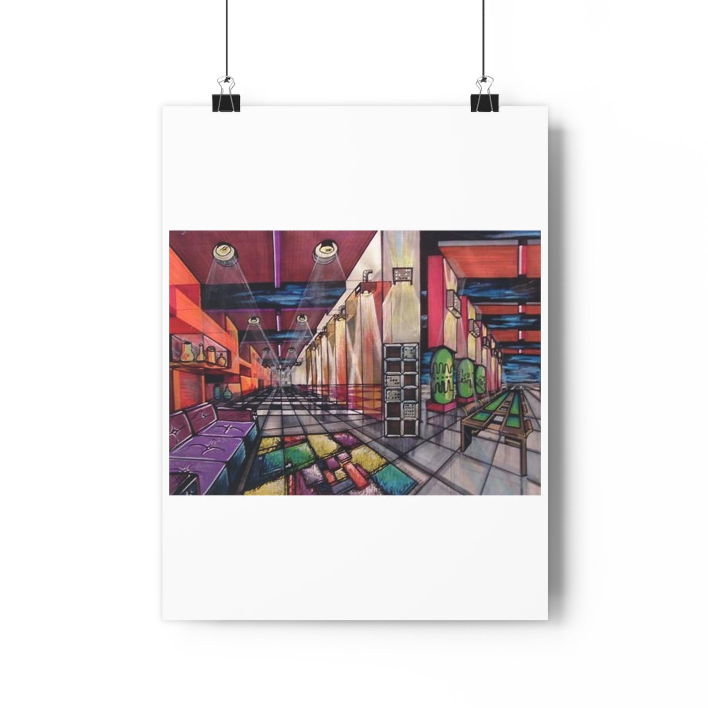 "Impossible Spaces”- Giclée Art Print by artist David Hilborn