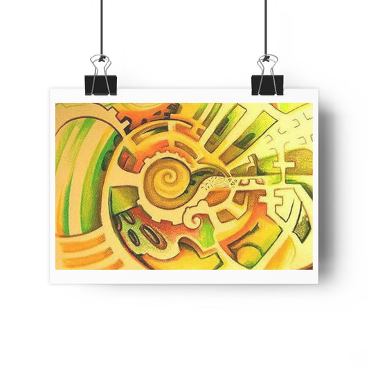 "Clockwork”- Giclée Art Print by artist David Hilborn