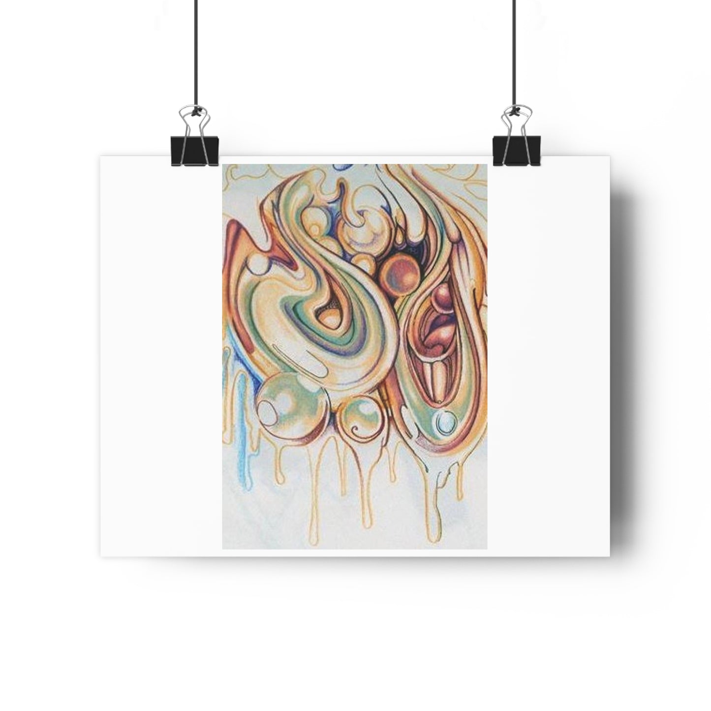 "Iridescent Bubbles”- Giclée Art Print by artist David Hilborn