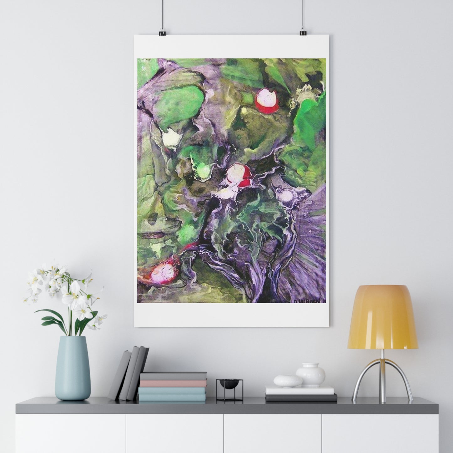 "Strawberry Surprise”- Giclée Art Print by artist David Hilborn