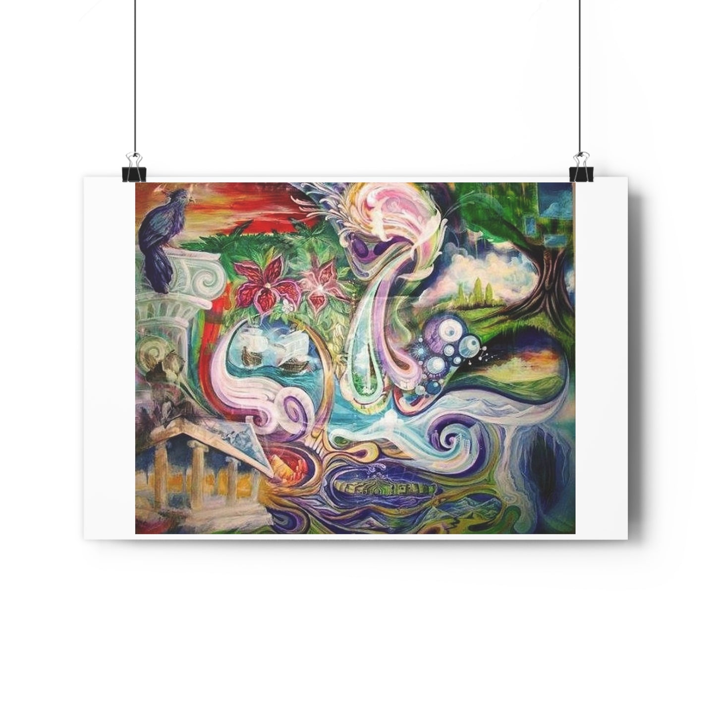 "Focus and Chaos”- Giclée Art Print by artist David Hilborn