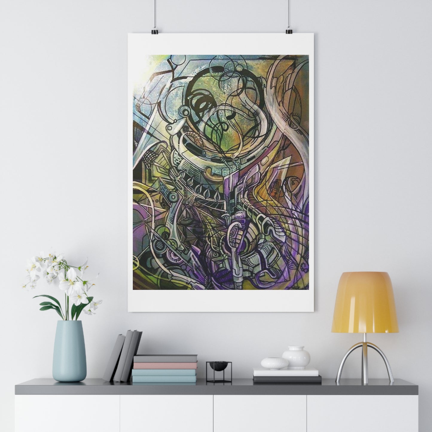 "Duocolor”- Giclée Art Print by artist David Hilborn