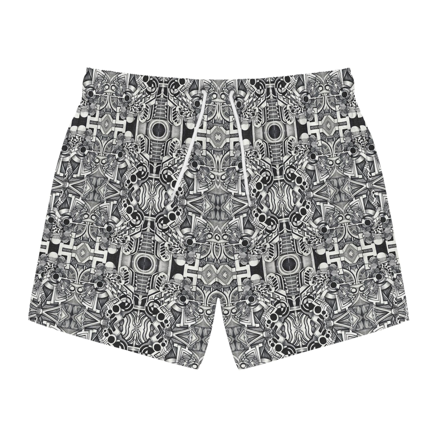 "Splooge Combined” - Swim Trunks by Artist David Hilborn