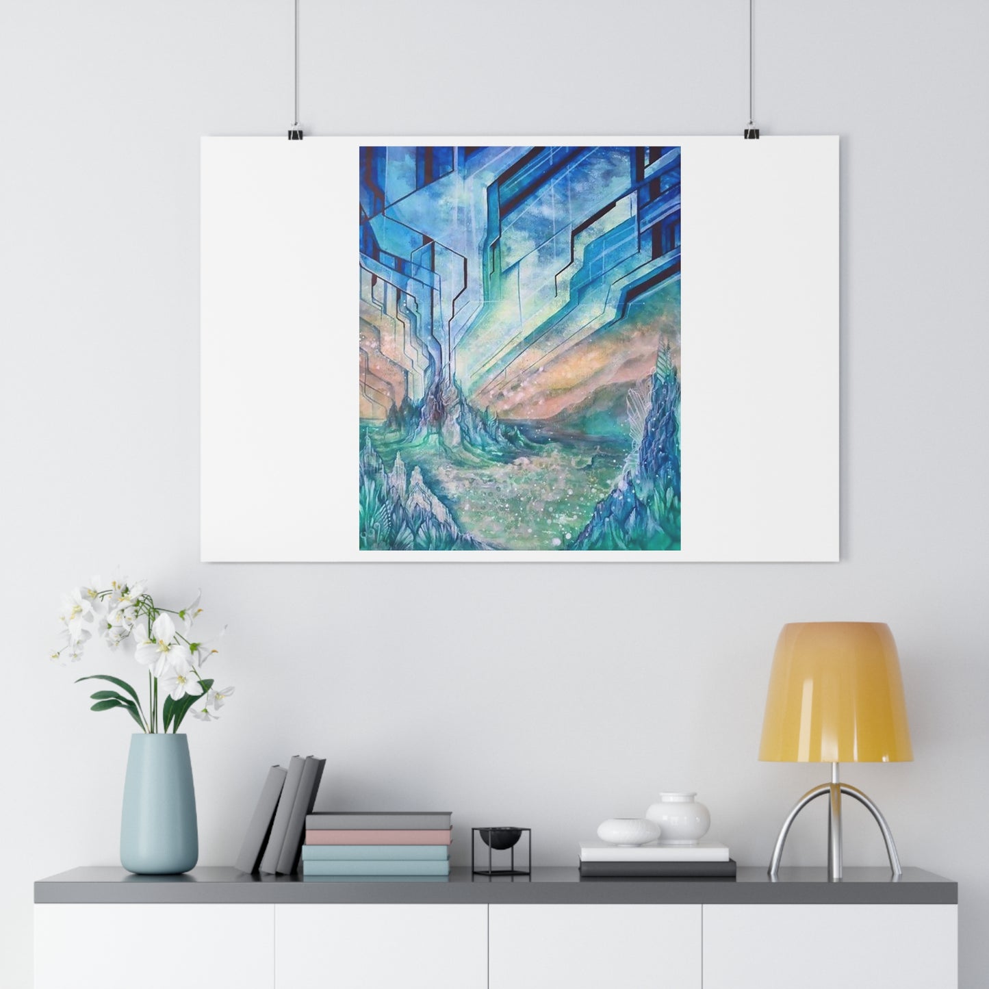 “Aqua-terrestrial”- Giclée Art Print by artist David Hilborn