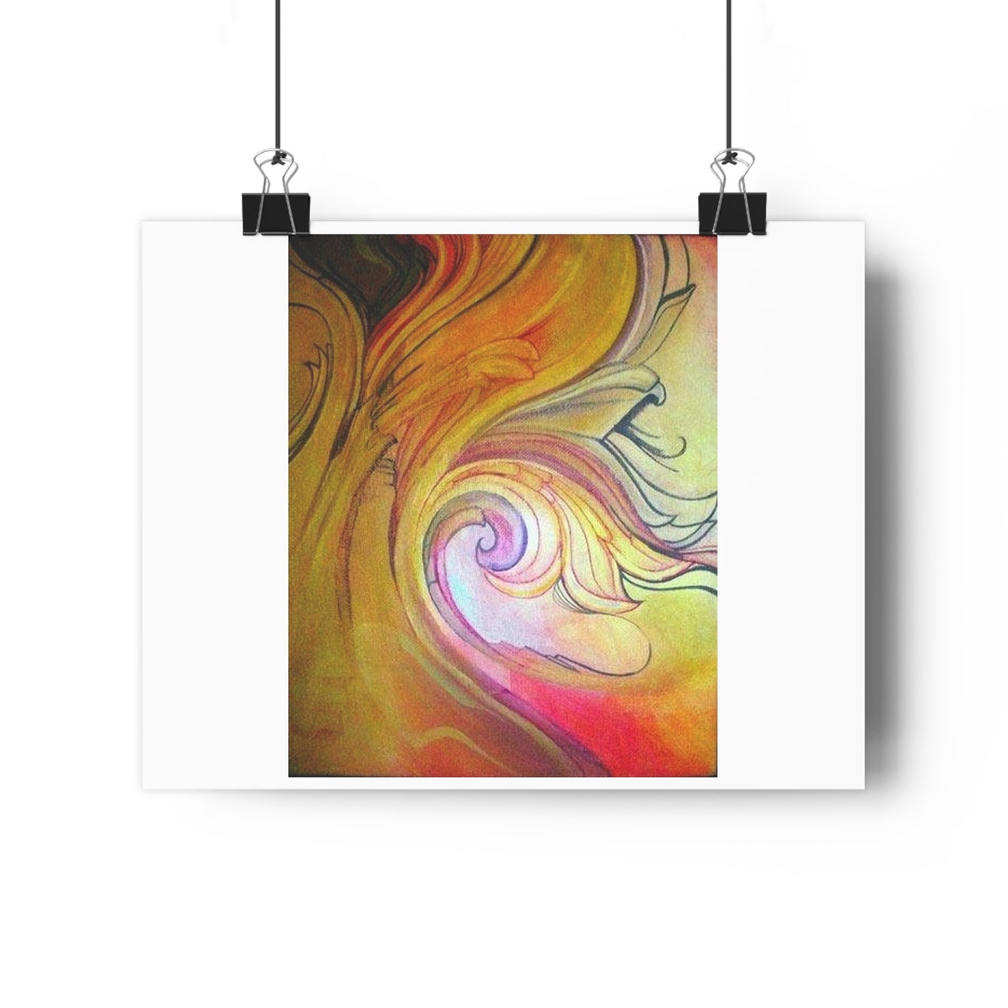 "Sol Flow”- Giclée Art Print by artist David Hilborn