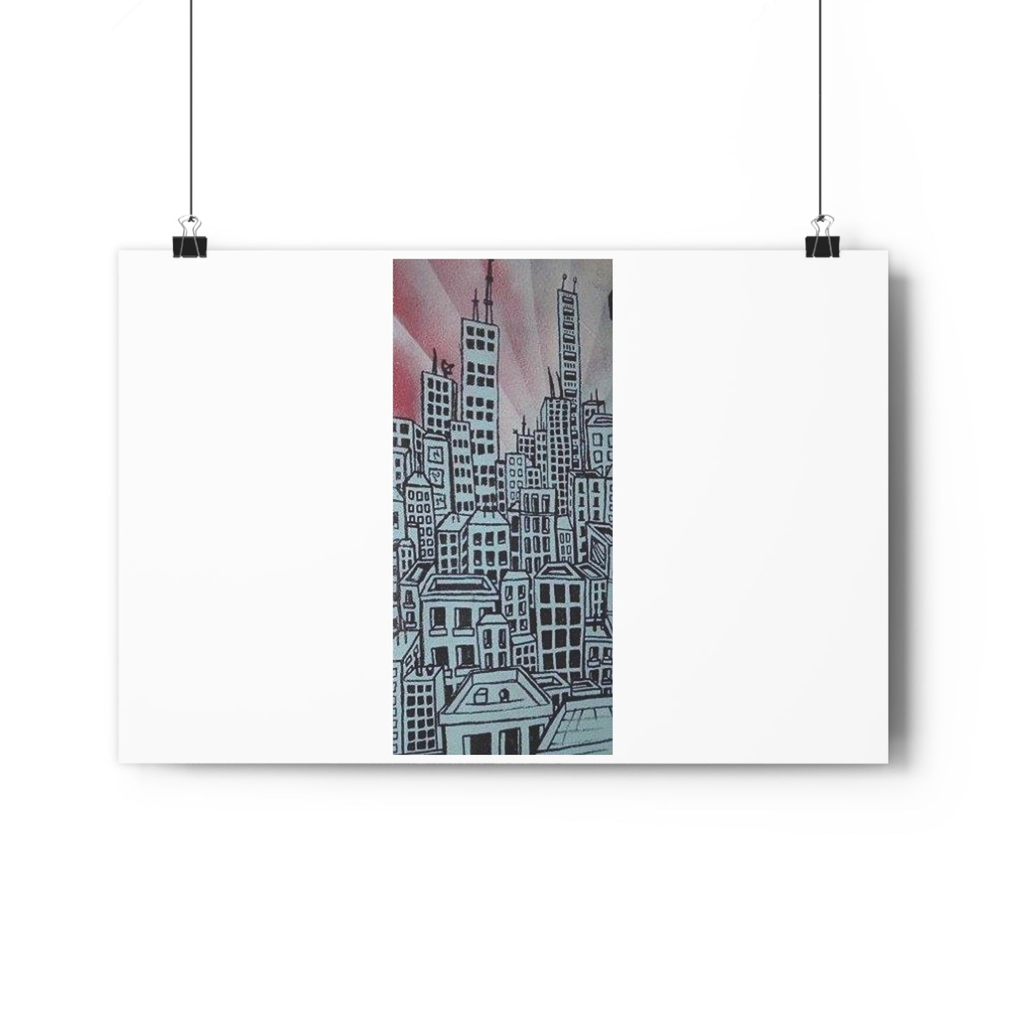 "Sky View”- Giclée Art Print by artist David Hilborn