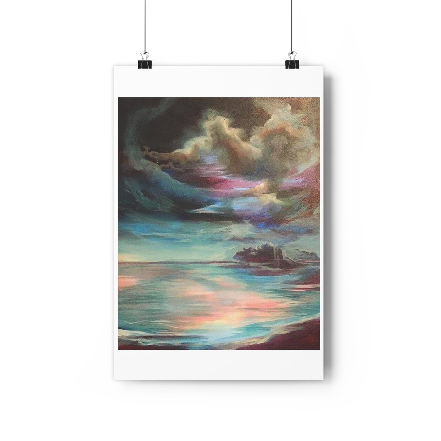 "Stormy”- Giclée Art Print by artist David Hilborn