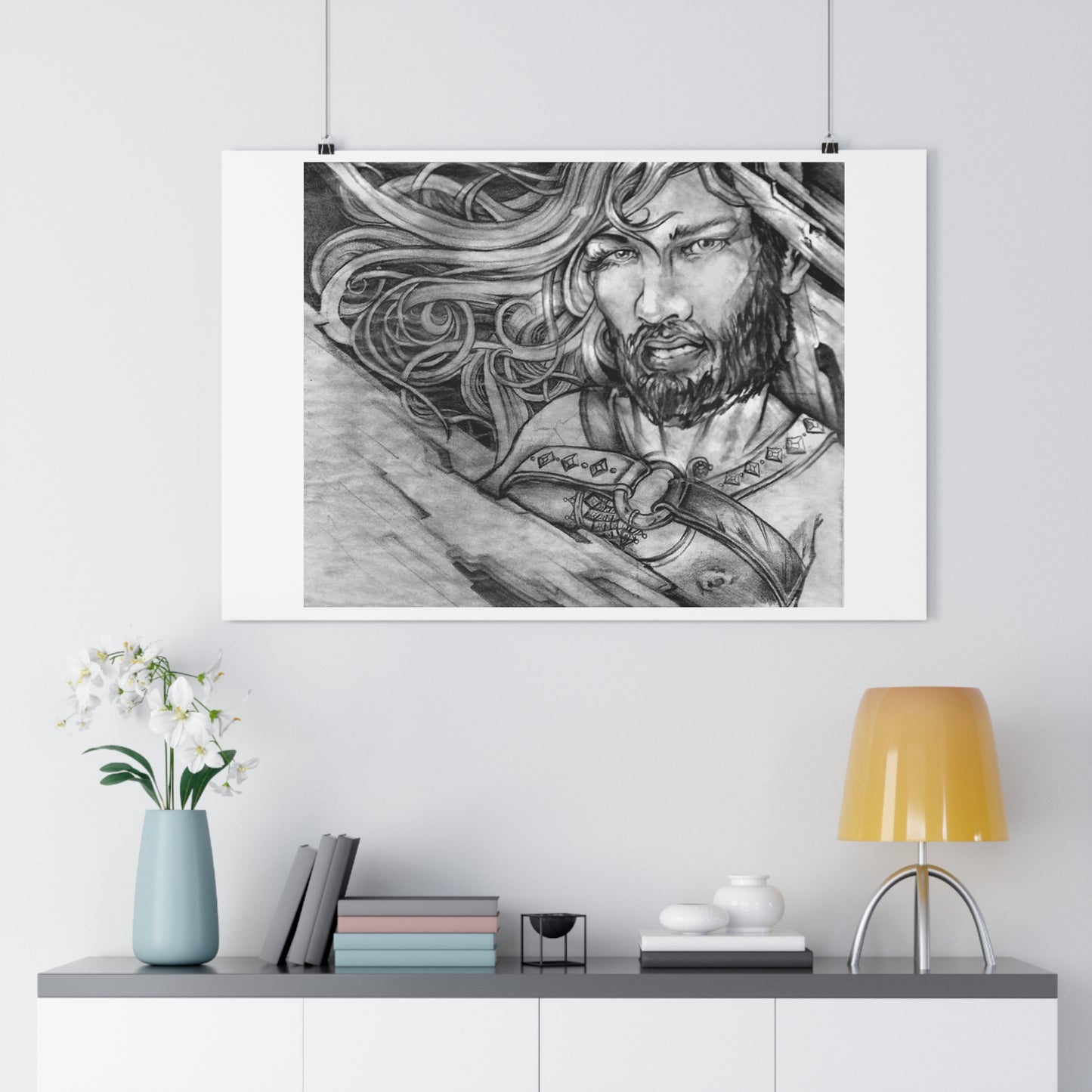 "Bearded Beauty" - Giclée Art Print by artist David Hilborn