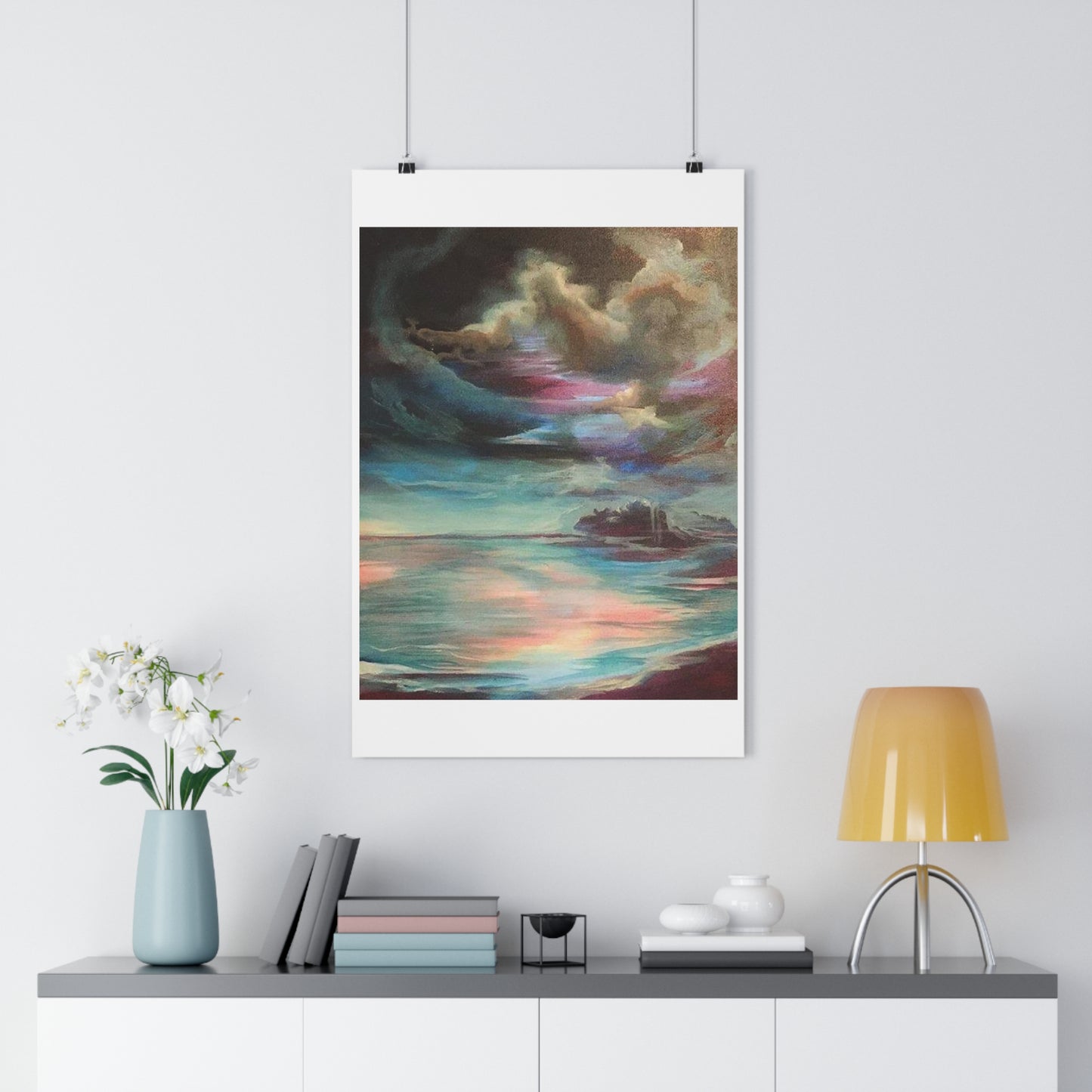 "Stormy”- Giclée Art Print by artist David Hilborn