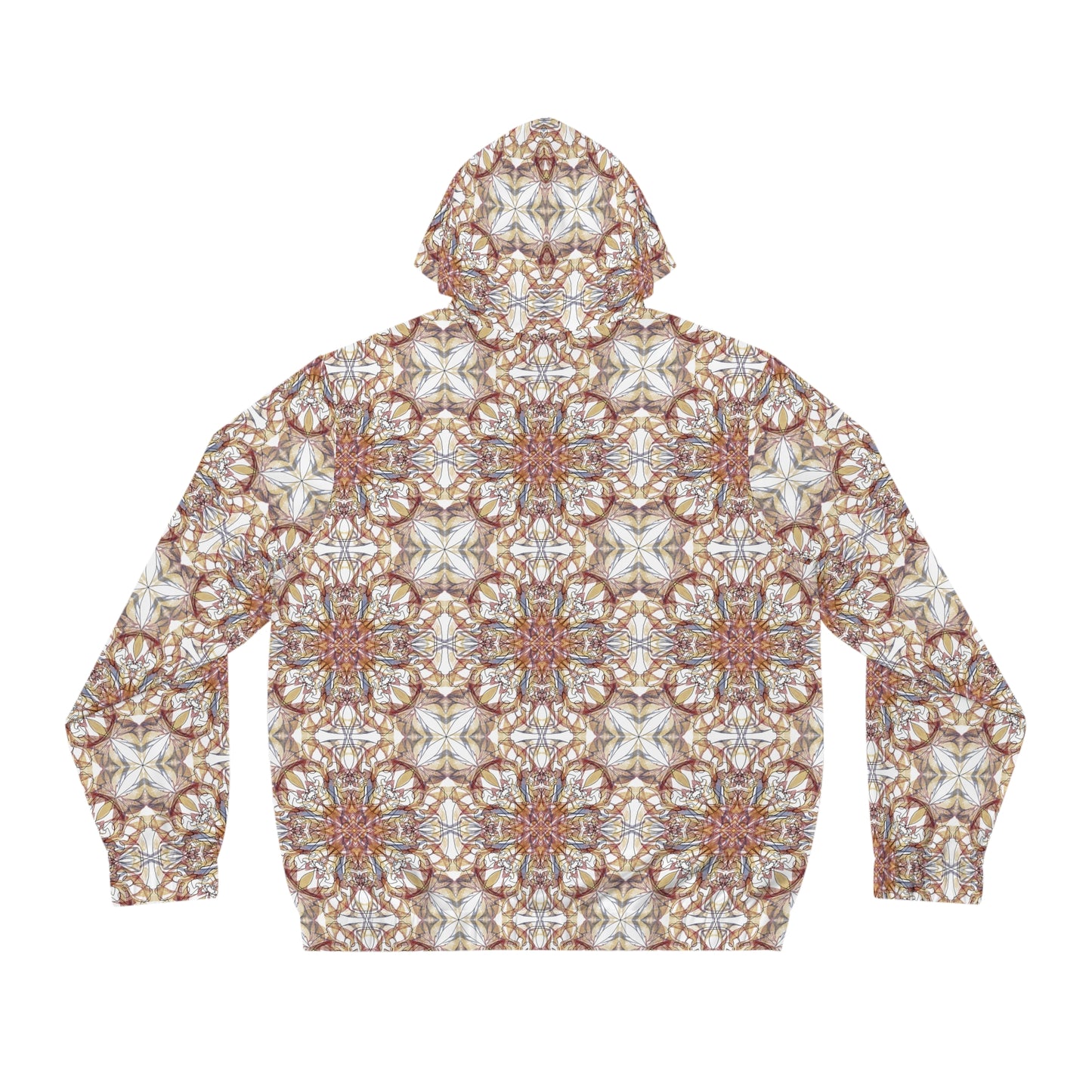 "Woodwork” - All Over Graphic Zip-Up Hoodie by Artist David Hilborn