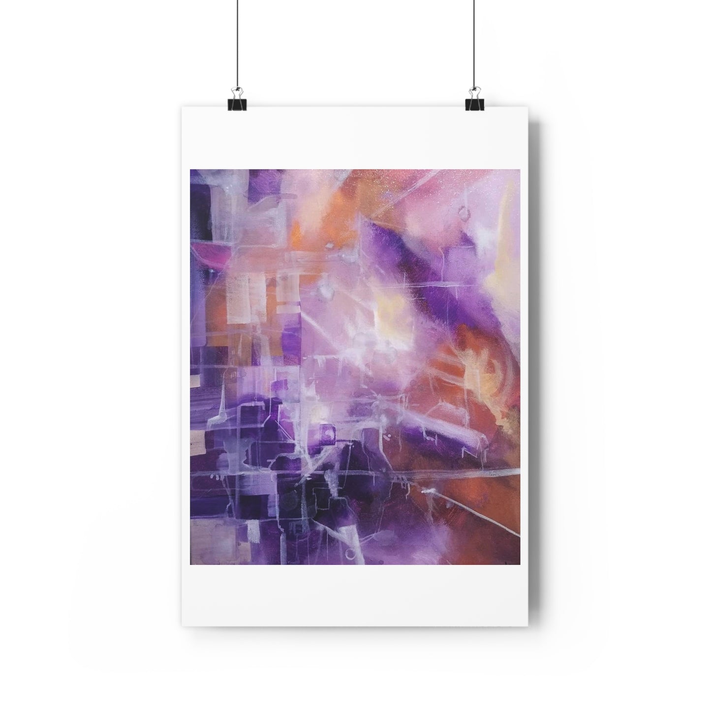 "Purple Paradox”- Giclée Art Print by artist David Hilborn