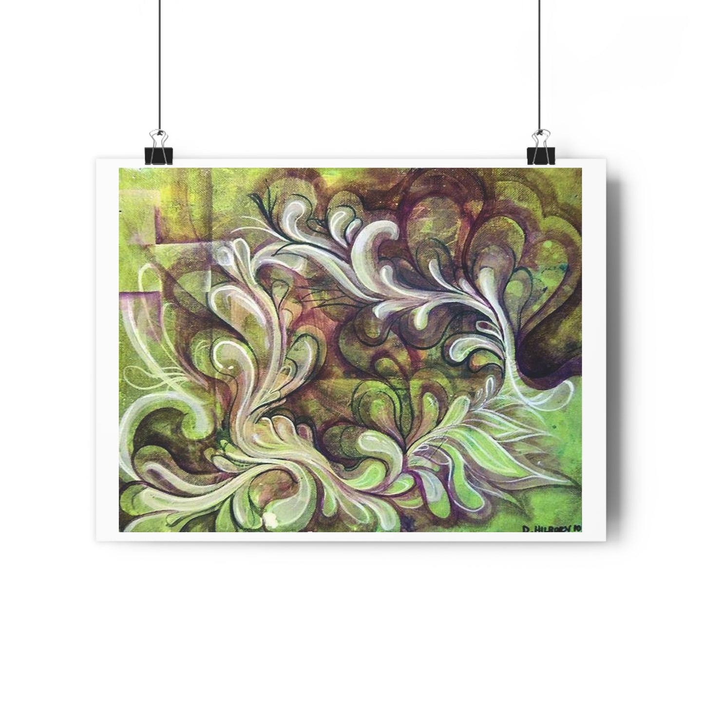 "Mossy Wood”- Giclée Art Print by artist David Hilborn