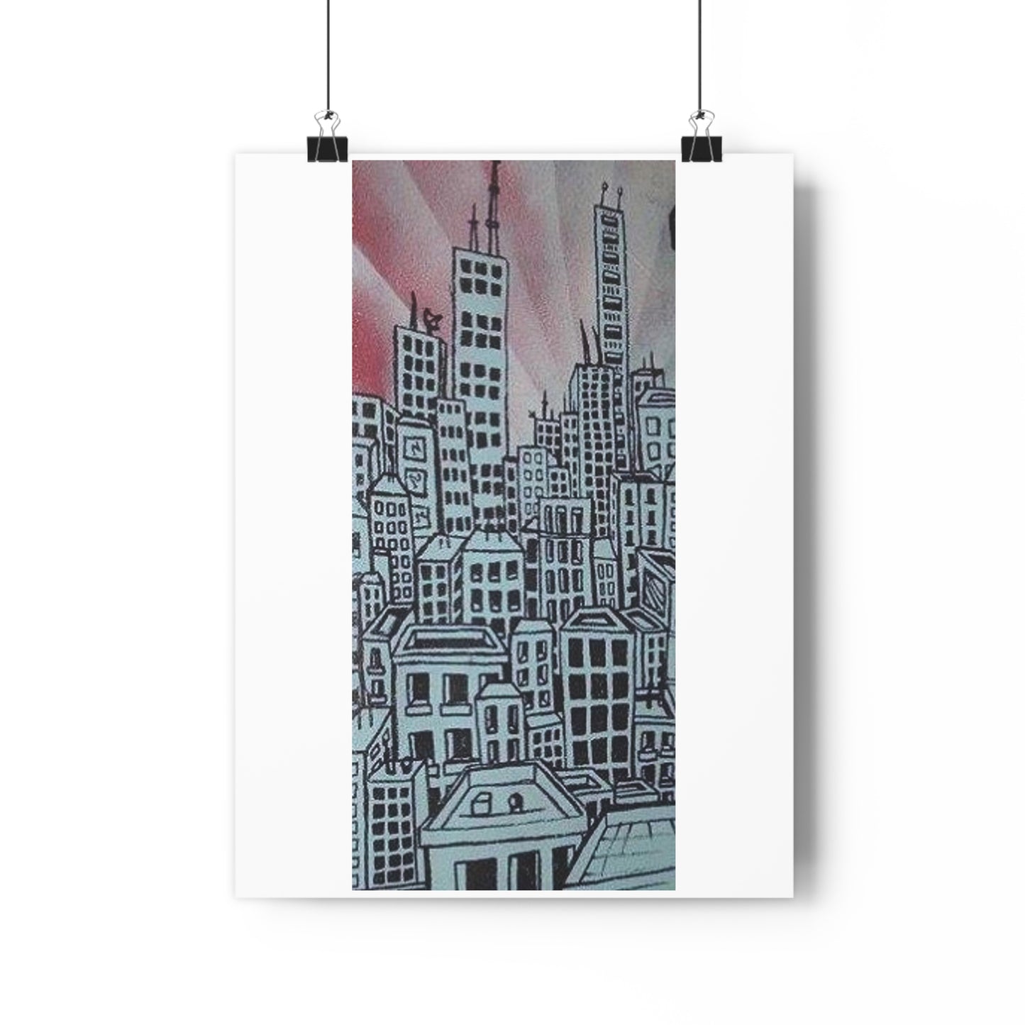 "Sky View”- Giclée Art Print by artist David Hilborn