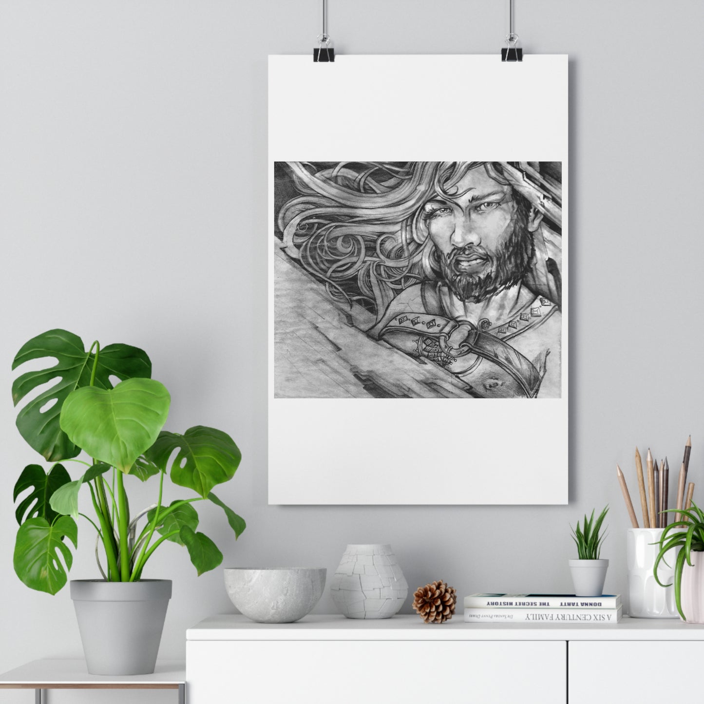 "Bearded Beauty" - Giclée Art Print by artist David Hilborn