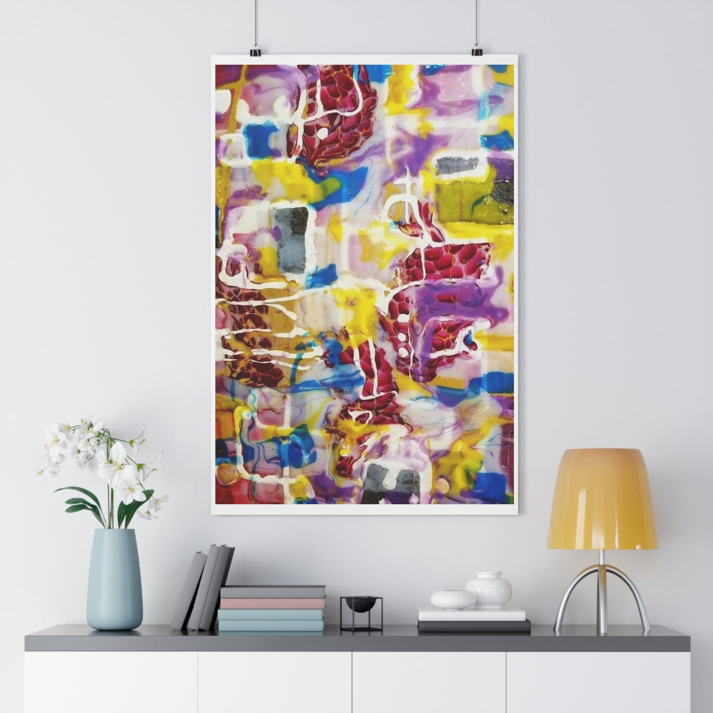 "Technicolor Razzle Dazzle”- Giclée Art Print by artist David Hilborn