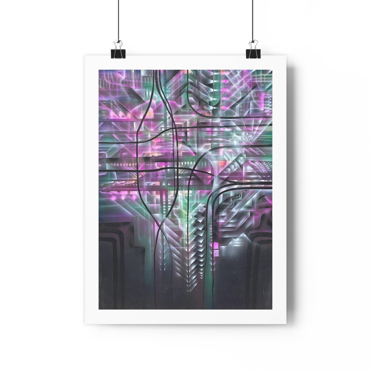 “Compute”- Giclée Art Print by artist David Hilborn