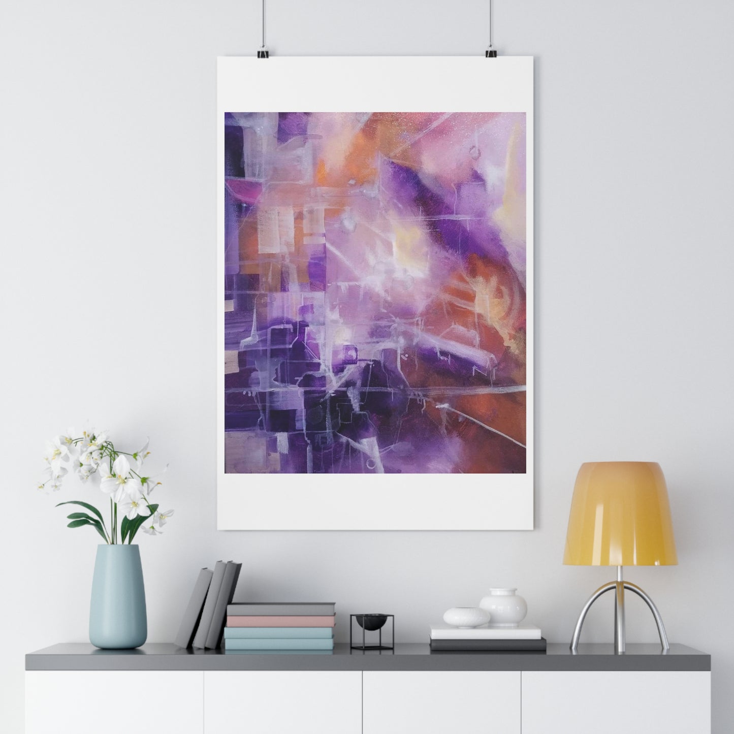 "Purple Paradox”- Giclée Art Print by artist David Hilborn