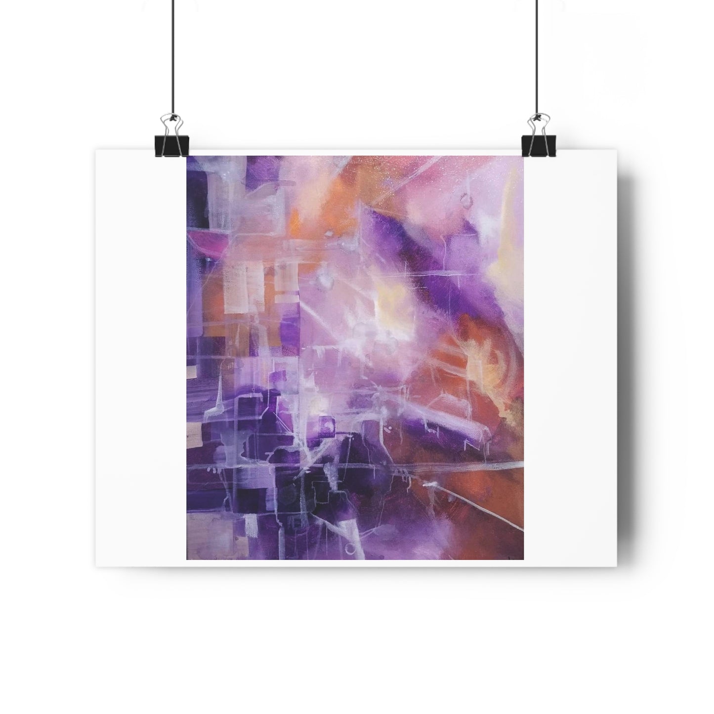 "Purple Paradox”- Giclée Art Print by artist David Hilborn