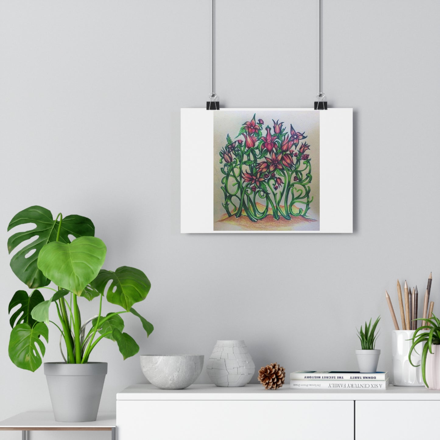 "Grow/Love”- Giclée Art Print by artist David Hilborn