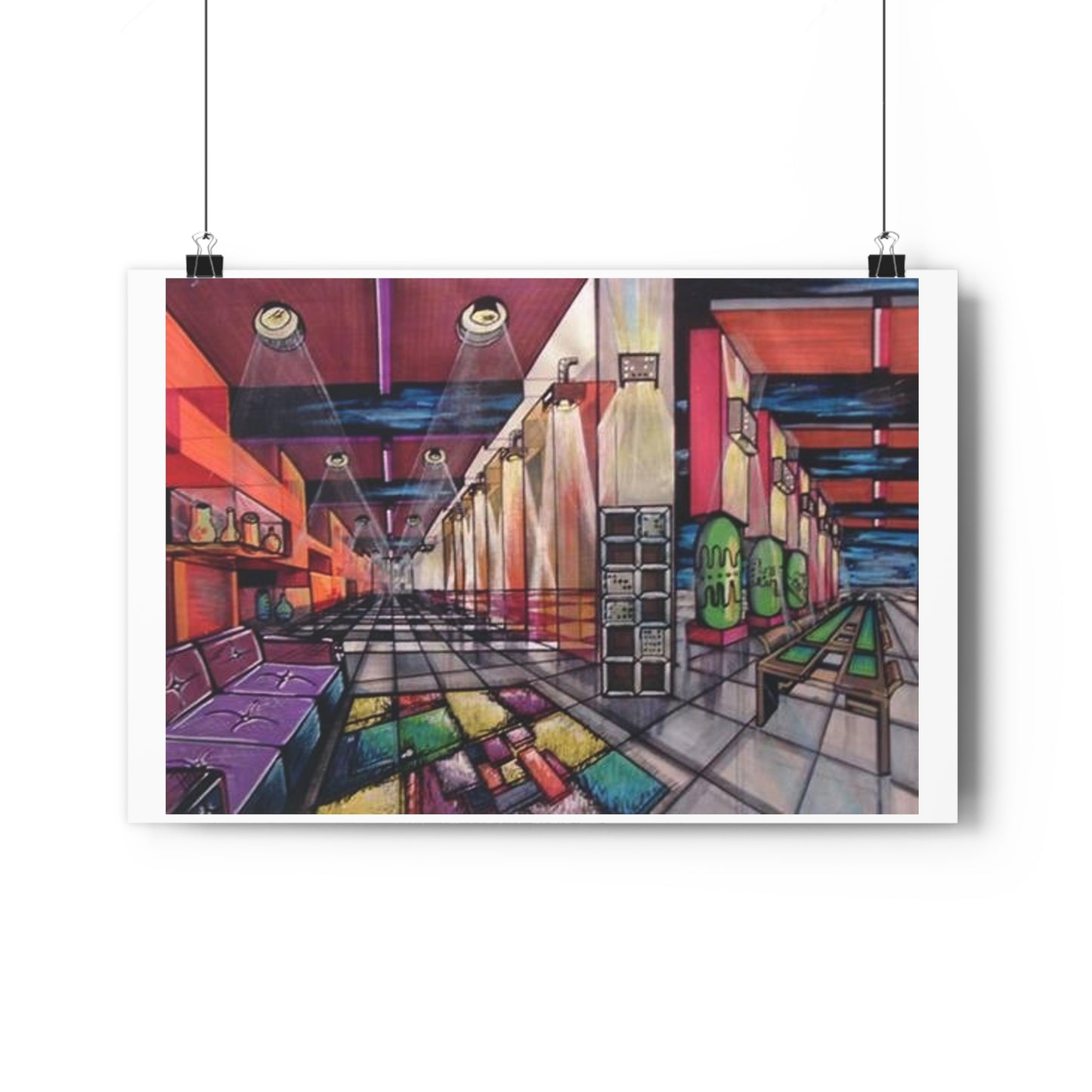 "Impossible Spaces”- Giclée Art Print by artist David Hilborn