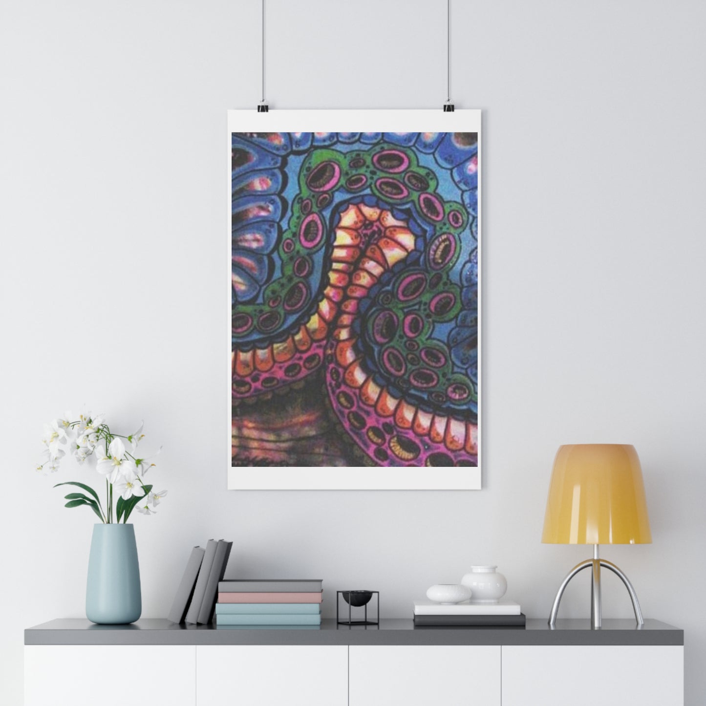 "Octopi”- Giclée Art Print by artist David Hilborn