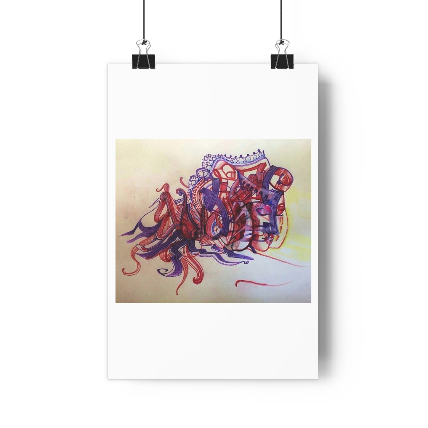 "Ribbon Dancer”- Giclée Art Print by artist David Hilborn