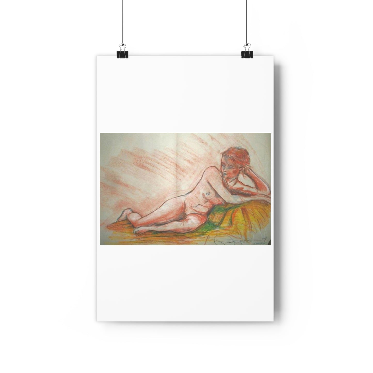 "Nude Study”- Giclée Art Print by artist David Hilborn