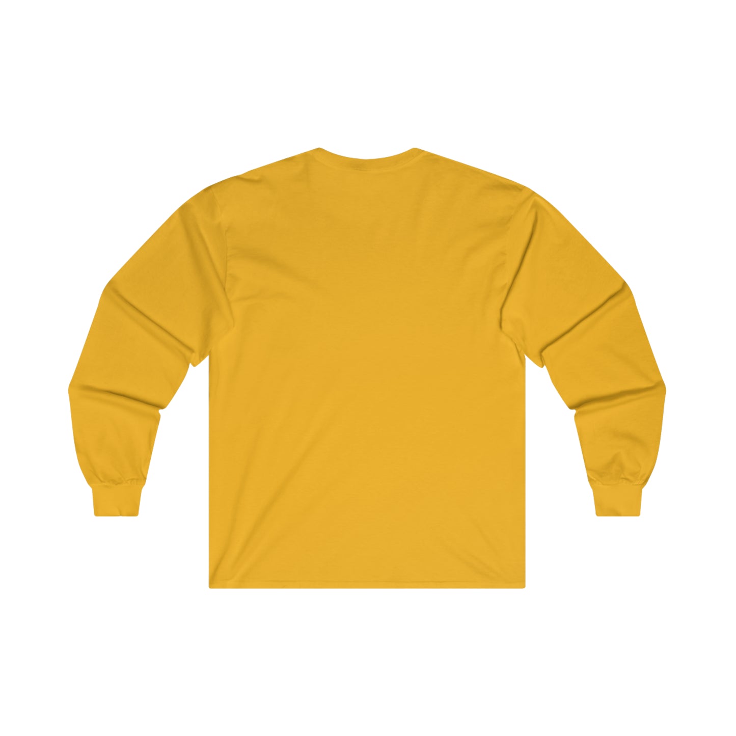 “Script Logo - Yellow”-  Unisex Long Sleeve Graphic Shirt by Artist David Hilborn