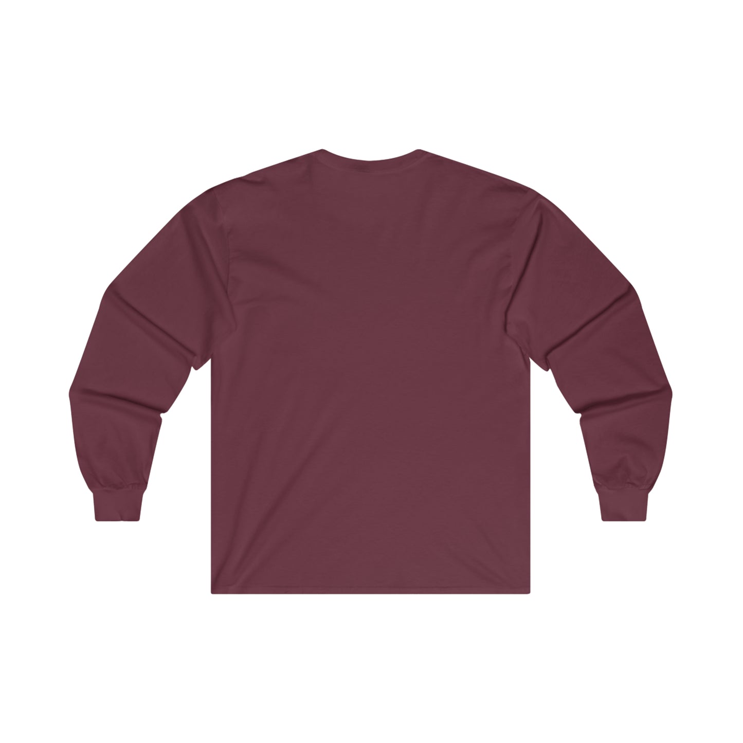 “Script Logo - Purple”-  Unisex Long Sleeve Graphic Shirt by Artist David Hilborn